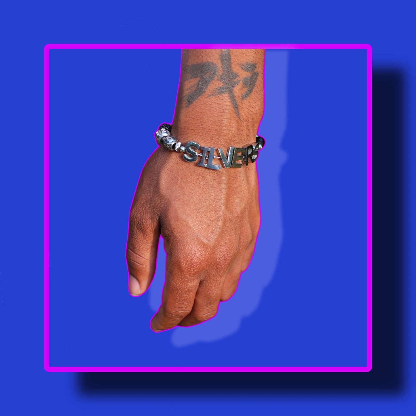 Customizable Stainless Steel Bracelet