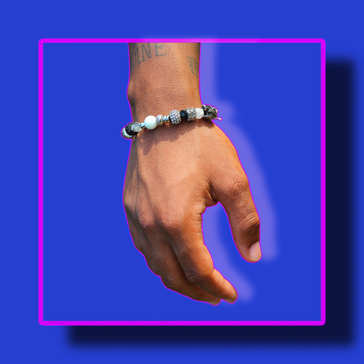 Customizable Stainless Steel Bracelet