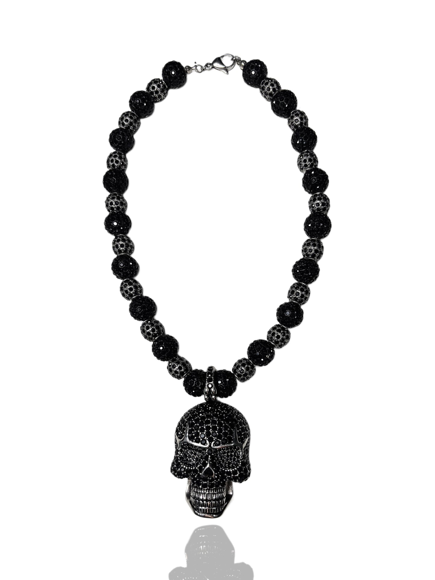 Beaded Skull Necklace