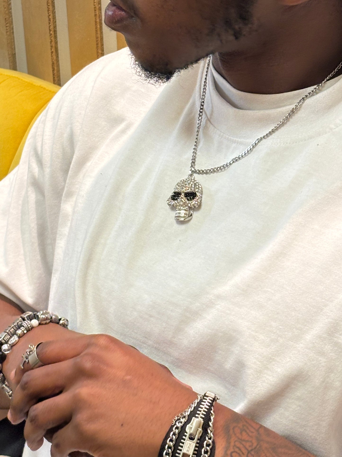 Icy Skull Necklace